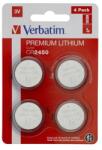 Verbatim Gombelem, CR2450, 4 db, VERBATIM "Premium (49535) - mystock