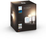 Philips Hue 8719514289116 LED izzókészlet Starter Kit + Hue Bridge 2x9, 5W | E27 | 1100lm | 2700K - szabályozható, Bluetooth, White