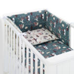 MT Textil MTT 3 részes ágyneműhuzat szett (100x135cm) - Nepáli erdő állatkái - manopalota