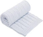 KikkaBoo takaró kötött 75x100cm világoskék - manopalota