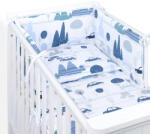 MT Textil MTT 3 részes ágyneműhuzat szett (100x135cm) - Kék autók - manopalota