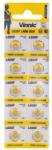 Vinnic Baterie ceas Vinnic 377 (LR626SW) - AG 4 - Blister 10buc Baterii de unica folosinta