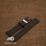  Curea silicon tip Swatch 17 mm neagră