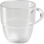 APS Teatime Ceașcă de ceai cu mâner, capacitate: 0, 25 litri, înălțime: 90 mm, transparent Pahar