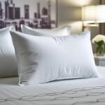 Fabricat in Romania Perna hotel bumbac percale 50 × 70 cm, antialergica, alba
