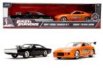 Jada Toys The Fast and the Furious: Twin Pack Dodge Charger R/T și Toyota Supra vehicule 1/32 - Simba Toys (9331981314R00)