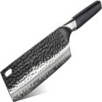 HARAHU Cuțit de bucătărie damasc HA-38019 - Cleaver / Negru KP38019