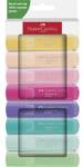 Faber-Castell Szövegkiemelõ készlet, 1-5 mm, FABER-CASTELL "1546 Pastel", 8 különbözõ szín (8 db) (TFC254658)