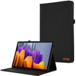  FABRIC Felhajtható tok Samsung Galaxy Tab S9 FE / Tab S10 FE készülékhez, fekete
