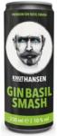 KNUT HANSEN Gin Basil Smash (bazsalikomos) fém doboz 10% 250 ml - ginshop