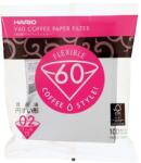 HARIO Filtre de hârtie Hario V60-02 100 buc, alb (VCF-02-100W)