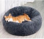 Nunbell Kerek kisállat szőrmés fekhely-Sötétkék - XL