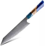  SA-20094 damaszk konyhakés - Kiritsuke/Kék