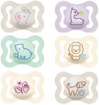 MAM Játszócumi Mini Air, megújult! szilikon lapított (méret: 0) 0+ hó - babybear