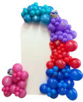 Balloons4party Kit arcada baloane tematica Labubu 209 buc
