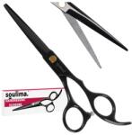Soulima 21461 fekete professzionális fodrász olló, 17 cm, 6, 5 cm penge (00021461)