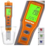 Bigstren Digitális pH- és vízhőmérő ATC funkcióval, vízálló LCD kijelző, 0-14 pH (00023534)