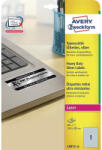 AVERY Etikett címke, 210 x297mm, ipari poliészter, 1 címke/ív, 20 ív/doboz, Avery ezüst (L6013-20) - bestoffice
