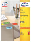 AVERY Etikett címke, 70 x37mm, univerzális, 24 címke/ív, 100 ív/doboz, Avery piros (3448) - bestoffice