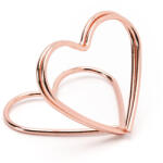  Rózsaarany színű ültetőkártya tartó 10db/csomag (PCH1-019R)