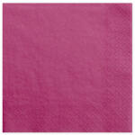  Szalvéta, 3 rétegű, sötét rózsaszín, 33x33cm (1 db / 20 db. ) (SP33-1-006)