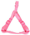 Nobleza Egyszerű rózsaszín textil hám "M" méret (Sz2.0 cm x H40-60 cm) (017713_R)