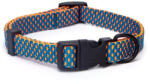 Nobleza Narancsságra-kék textil nyakörv (Sz2.5 cm x H38-66 cm) (043156_N)