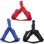 Nobleza Fekete fényvisszaverős textil hám (Sz1.5 cm x H30-50 cm) (027248_F)