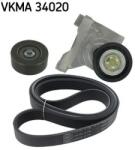 SKF Set curea transmisie cu caneluri SKF VKMA 34020 (VKMA 34020) - automobilus