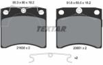 TEXTAR set placute frana, frana disc TEXTAR Q+ 2163501 (2163501)