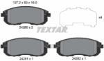 TEXTAR set placute frana, frana disc TEXTAR 2428001 (2428001)