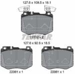 TEXTAR set placute frana, frana disc TEXTAR Q+ 2115203 (2115203)