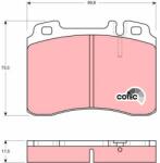 TRW Set placute frana TRW GDB962 (GDB962)