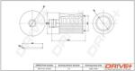 Dr! ve+ Filtru ulei Dr! ve+ DP1110.11. 0120 (DP1110.11.0120) - automobilus