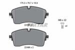 TEXTAR Set placute frana TEXTAR 2248503 (2248503)