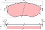 TRW Set placute frana TRW GDB1008 (GDB1008)