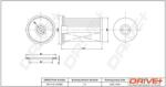 Dr! ve+ filtru combustibil Dr! ve+ DP1110.13. 0066 (DP1110.13.0066) - automobilus