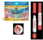 CARIOCA Set 12 markere lavabile, cu 12 stampile diverse forme, cutie carton, CARIOCA Stamp markers (CA-42240)