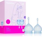 Satisfyer Feel good MENSTRUAL CUP menstruációs kehely blue 2 db