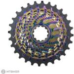 SRAM XG-1290 D1 kazetta, 12 kerék, 10-28T, Rainbow