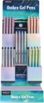 Writech Display roller gel cu uscare rapida, degrade pastel Ombre Writech, 0.7mm, 72 buc/set W-0171/72D-BLUE