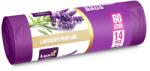 Luxia Saci menajeri Luxia, cu urechi, lavanda, HDLD, 60 litri, 14 buc/rola LUX-4077