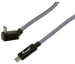 Equip Kábel - 128421 (USB-C 3.2 Gen2x2 to USB-C, apa/apa, fekete, 1m) (128421) - firstshop