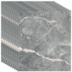  S DEPOT® 50 darabos tapétaszett, 2 mm vastagságú, 60x60 cm-es méretben, szürke márványhatással