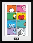 GB eye Afiș înrămat GB eye Animation: BT21 - Compilation (PFC3457)