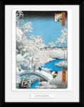 GB eye Afiș înrămat GB eye Art: Hiroshige - The Drum Bridge (PFC3419)