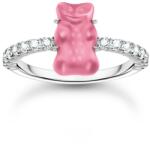 Thomas Sabo TR2459-052-9-54 Silver Ring with pink Gold Bears and Zirconia Ladies, női