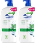 Head & Shoulders Kiszerelés: 2 x Head & Shoulders Menthol Fresh 2 az 1-ben korpásodás elleni sampon minden haj- és fejbőrtípusra, 800ml