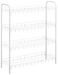 Metaltex Shoe cipőtartó, 4 polcos, 64x23x80, fehér MX365504 (365504/030)