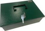 GST Tresor Pénzkazetta 80x260x180mm Közép Betét Nélkül, Zöld